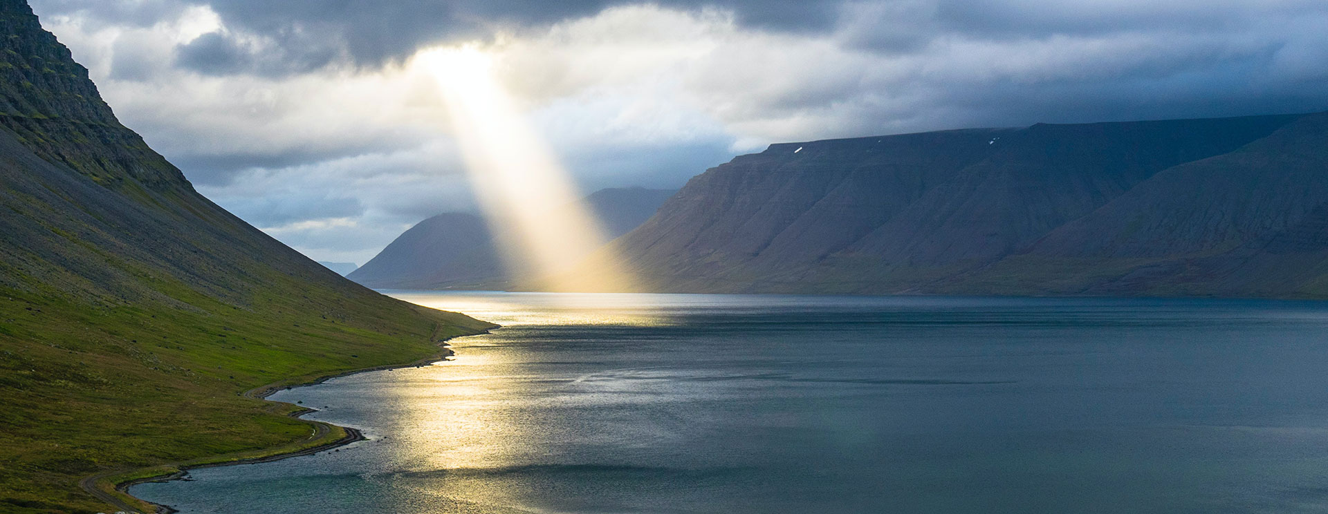 Light From Heaven on to Water